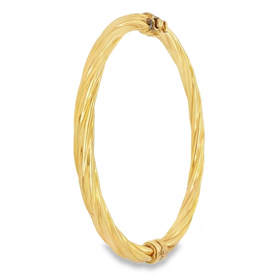 Pre Owned 9ct Hinged Bangle ZB683